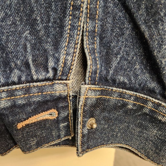 Phat Farm Embroidered Button Down Denim Jean Jacket Vintage Y2K RARE - Picture 2 of 7